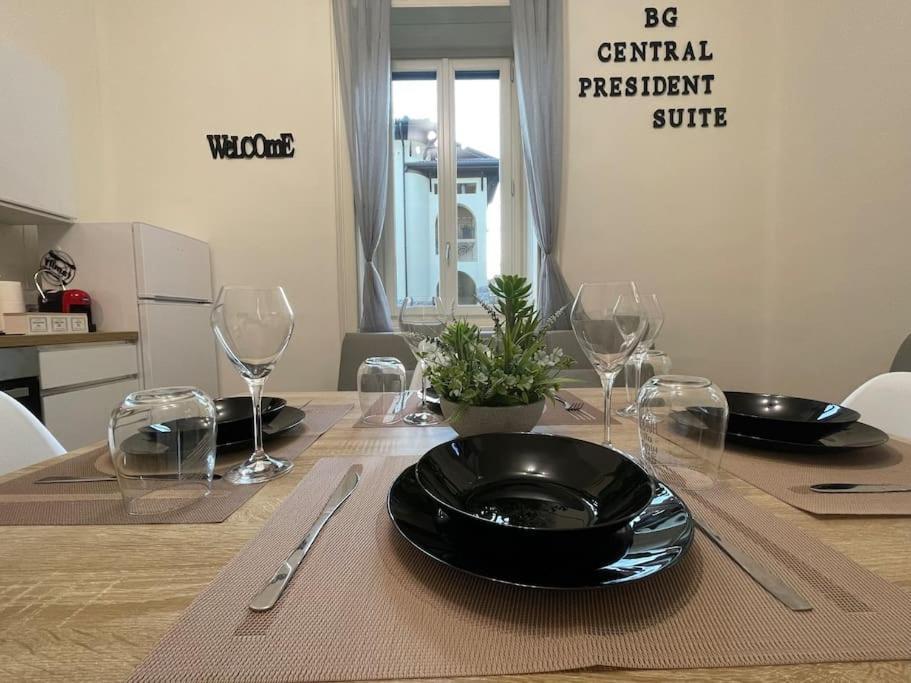 Bg Central President Suite Con Parcheggio - Vista Citta Alta Bergamo Exterior photo