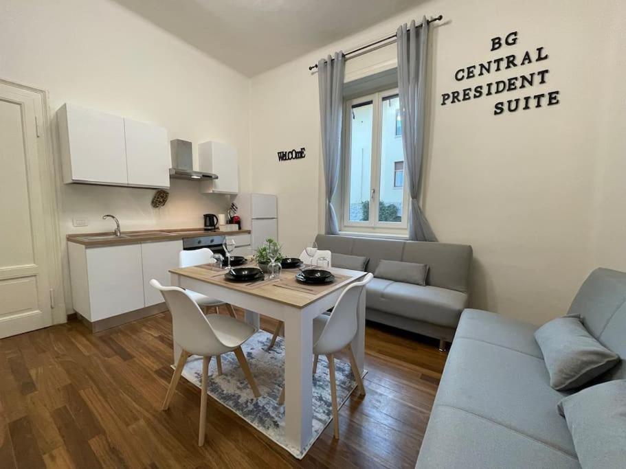Bg Central President Suite Con Parcheggio - Vista Citta Alta Bergamo Exterior photo