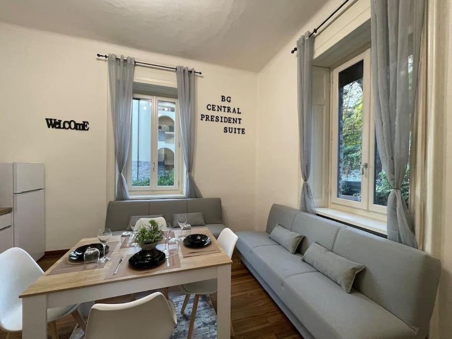 Bg Central President Suite Con Parcheggio - Vista Citta Alta Bergamo Exterior photo